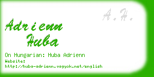 adrienn huba business card